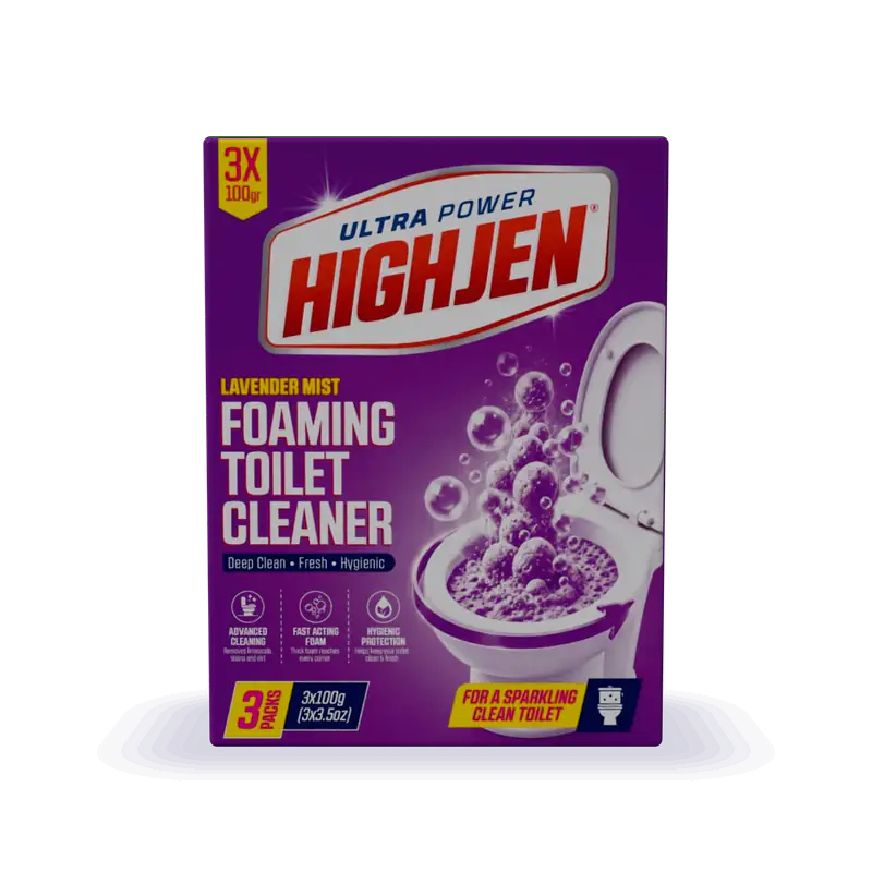 HIGHJEN Köpüren Tuvalet Temizleyici Lavender Mist kutusu