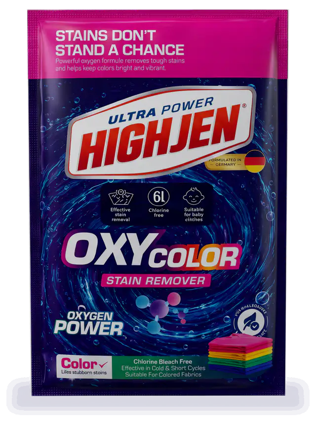 HIGHJEN Oxy Color Leke Çıkarıcı poşeti (temsili görsel)
