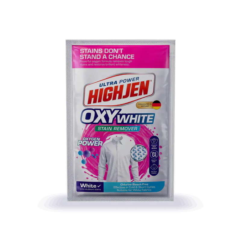 HIGHJEN Oxy White Leke Çıkarıcı poşeti (temsili görsel)